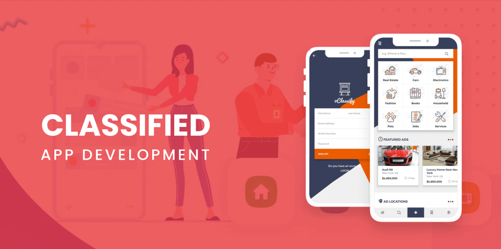 classified app development