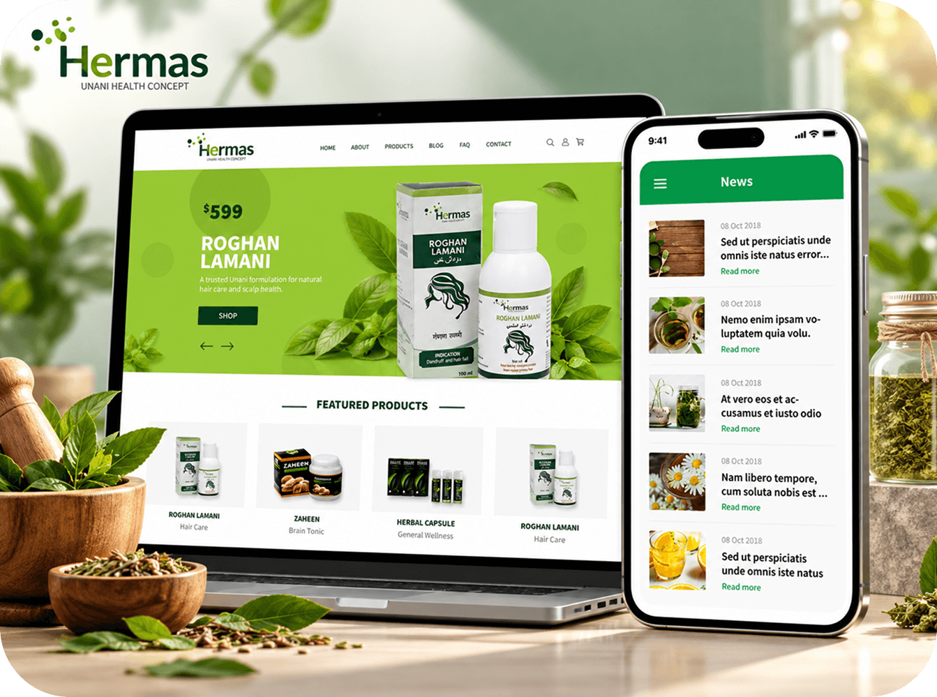 Hermas Unani — Healthcare