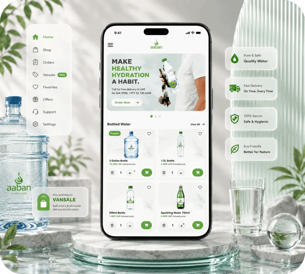 Aaban — Water Delivery App Development