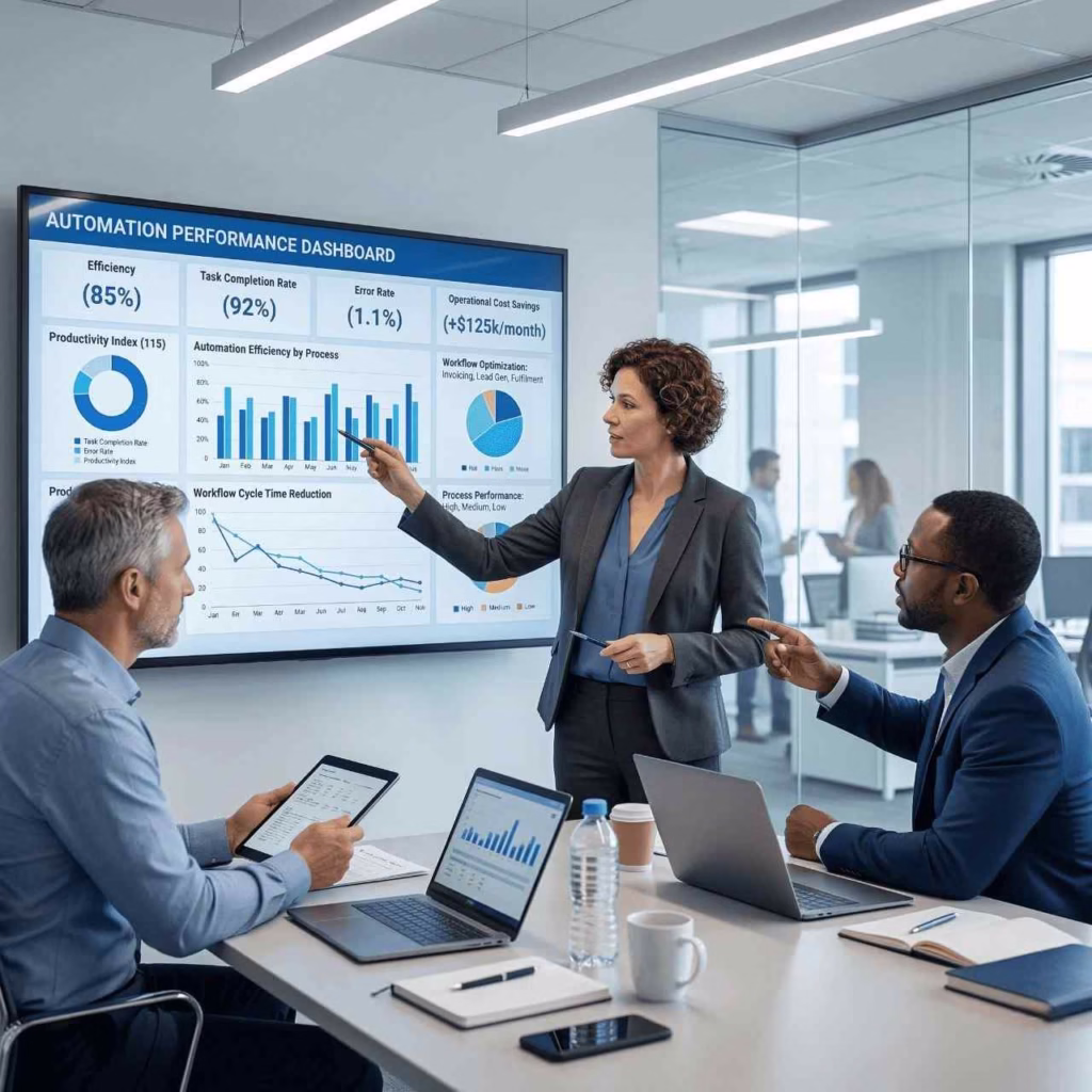 ai business automation in india and us