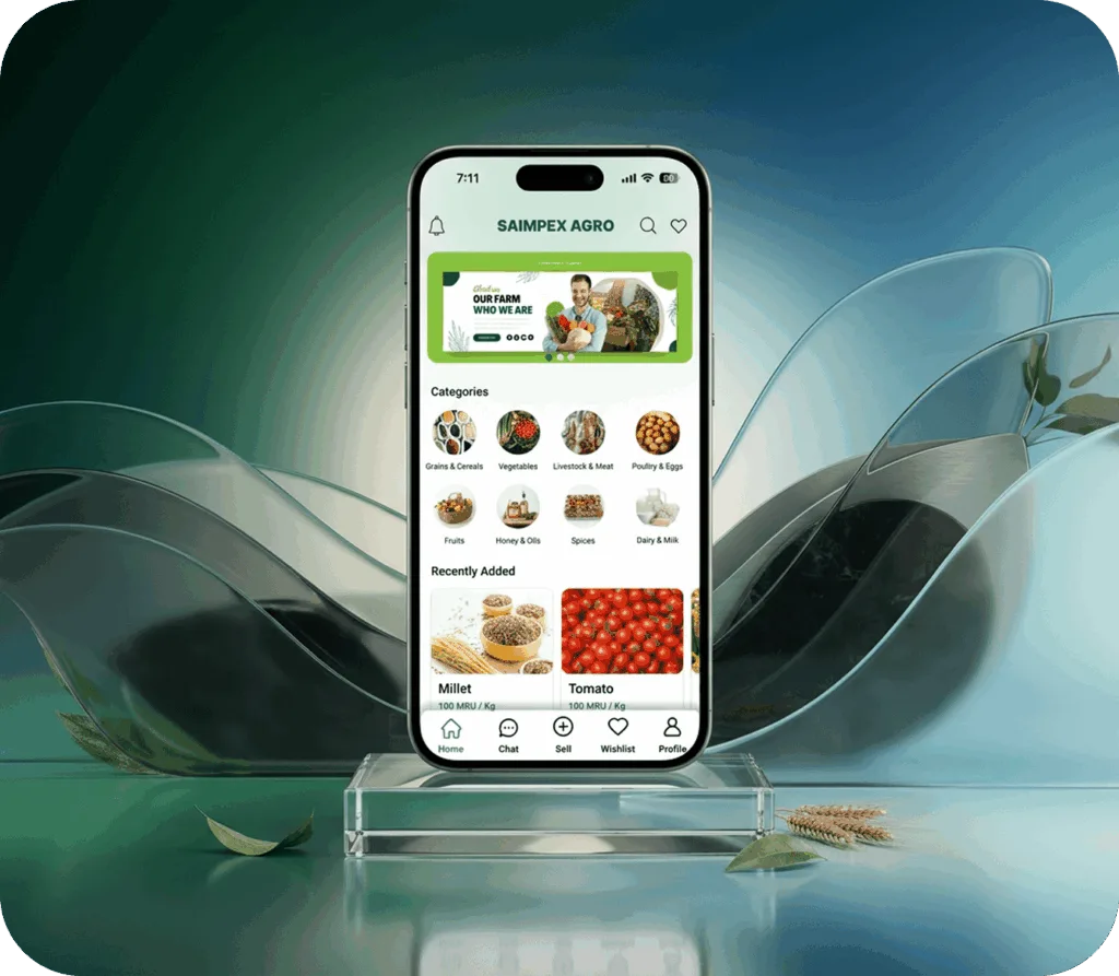 SAIMPEX AGRO CONNECT PRO | Agricultural Marketplace App Development 5 agroconnect pro showcase 1 1